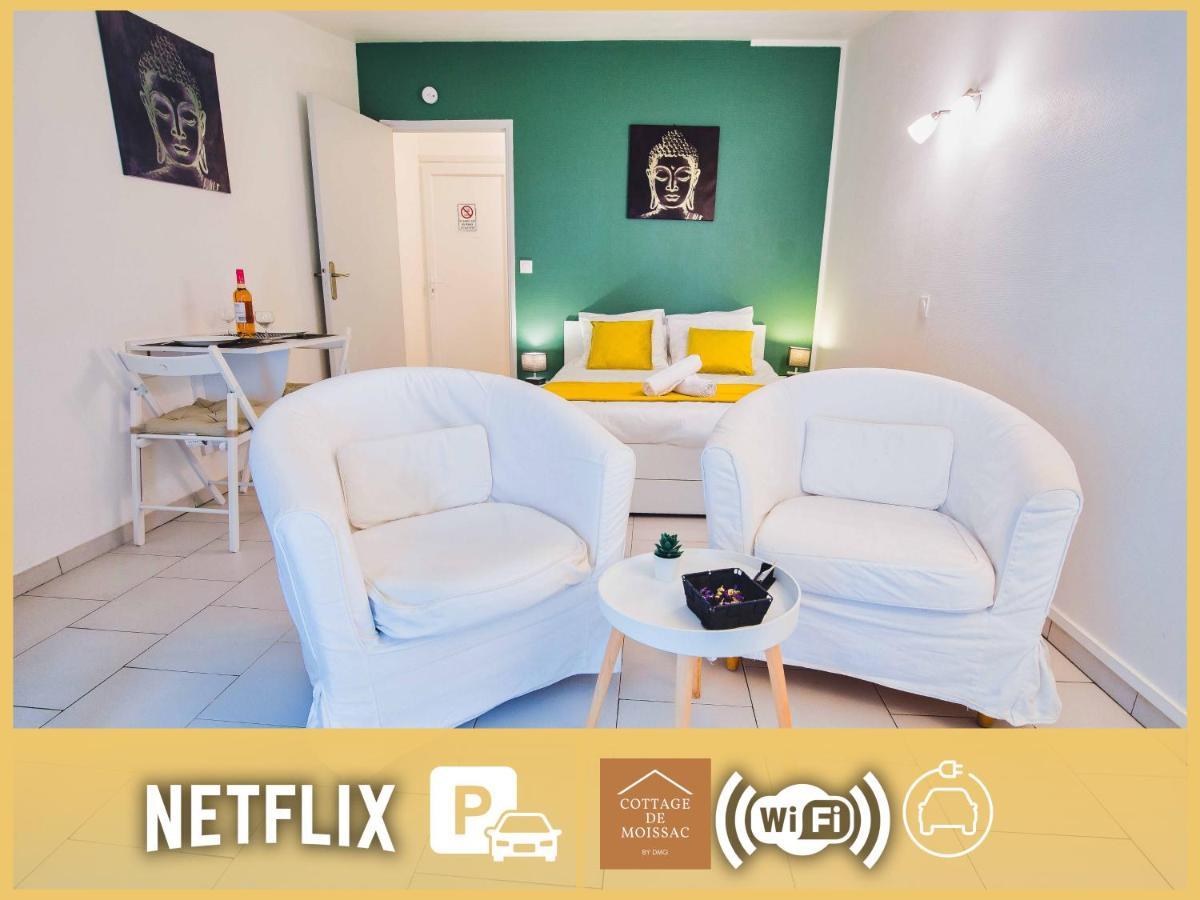 Apt T1 Cosy Et Ambiance Zen "Cottage De Moissac" ภายนอก รูปภาพ